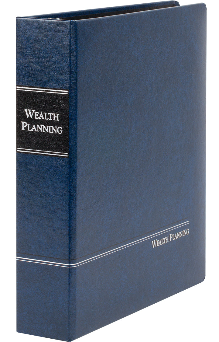Wealth Planning AngleD Ring Binders Lee Printing Services Binders