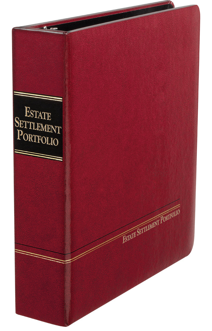 Estate Settlement AngleD Binders Lee Printing Services Binders