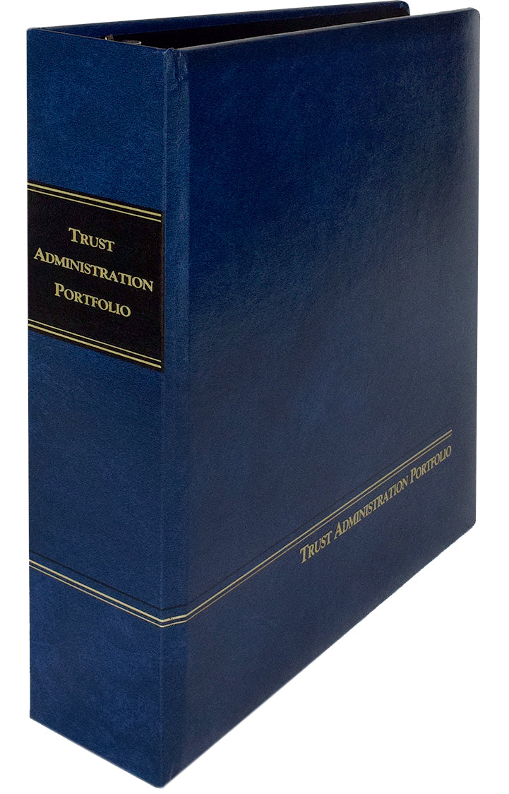 Trust Administration Portfolio Binders Lee Printing Services Binders