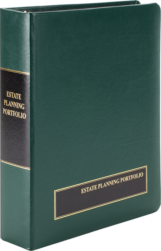 Estate Planning Portfolio Straight-D Ring Binders