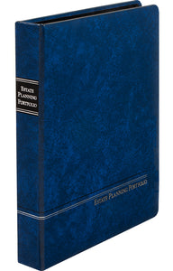 1" Blue Angle-D ring Estate Planning Portfolio ($16.99 ea., sold in cases of 6)